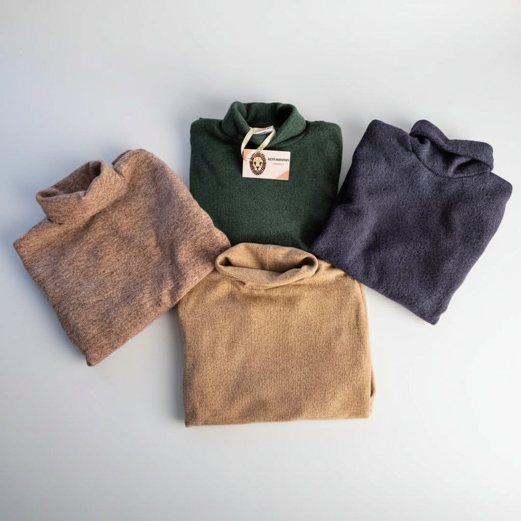SnuggleNeck – Kids Winter Turtleneck | 5 Colours - Bippz Klothing