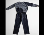 Stylish Boy's Patchwork Denim Set - Bippz Klothing