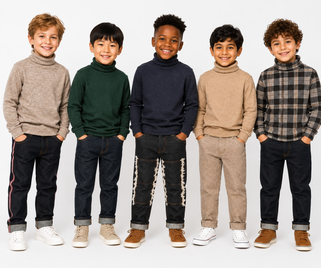 SnuggleNeck – Kids Winter Turtleneck | 5 Colours