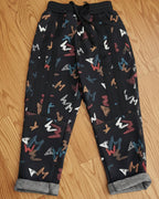 Urban Graffiti Fleece-Lined Kids Jogger Pants - Bippz Klothing