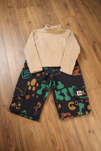 Wild Jungle Graphic Cargo Jogger Set – Boys - Bippz Klothing